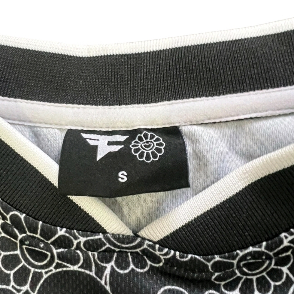 FaZe Clan x Takashi Murakami Jersey FW21 Black - Size Small Street Wear Rare - Picture 5 of 8